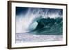 Hawaii, Oahu, Large Waves Along the Pipeline Beach-Terry Eggers-Framed Photographic Print