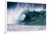 Hawaii, Oahu, Large Waves Along the Pipeline Beach-Terry Eggers-Framed Photographic Print