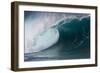 Hawaii, Oahu, Large Waves Along the Pipeline Beach-Terry Eggers-Framed Photographic Print