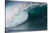 Hawaii, Oahu, Large Waves Along the Pipeline Beach-Terry Eggers-Stretched Canvas