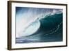 Hawaii, Oahu, Large Waves Along the Pipeline Beach-Terry Eggers-Framed Photographic Print