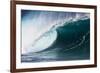 Hawaii, Oahu, Large Waves Along the Pipeline Beach-Terry Eggers-Framed Photographic Print