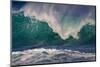 Hawaii, Oahu, Large Waves Along the Pipeline Beach-Terry Eggers-Mounted Photographic Print