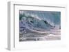 Hawaii, Oahu, Large Waves Along the Pipeline Beach-Terry Eggers-Framed Photographic Print