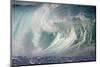 Hawaii, Oahu, Large Waves Along the Pipeline Beach-Terry Eggers-Mounted Photographic Print