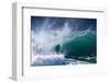 Hawaii, Oahu, Large Waves Along the Pipeline Beach-Terry Eggers-Framed Photographic Print