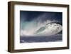 Hawaii, Oahu, Large Waves Along the Pipeline Beach-Terry Eggers-Framed Photographic Print