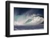 Hawaii, Oahu, Large Waves Along the Pipeline Beach-Terry Eggers-Framed Photographic Print