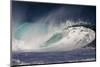 Hawaii, Oahu, Large Waves Along the Pipeline Beach-Terry Eggers-Mounted Photographic Print