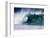 Hawaii, Oahu, Large Waves Along the Pipeline Beach-Terry Eggers-Framed Photographic Print