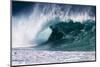 Hawaii, Oahu, Large Waves Along the Pipeline Beach-Terry Eggers-Mounted Photographic Print