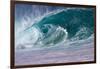 Hawaii, Oahu, Large Waves Along the Pipeline Beach-Terry Eggers-Framed Photographic Print