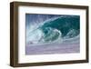 Hawaii, Oahu, Large Waves Along the Pipeline Beach-Terry Eggers-Framed Photographic Print