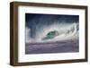 Hawaii, Oahu, Large Waves Along the Pipeline Beach-Terry Eggers-Framed Photographic Print