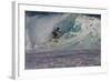 Hawaii, Oahu, Surfers in Action at the Pipeline on the Coast-Terry Eggers-Framed Photographic Print