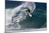 Hawaii, Oahu, Surfers in Action at the Pipeline on the Coast-Terry Eggers-Mounted Photographic Print