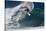 Hawaii, Oahu, Surfers in Action at the Pipeline on the Coast-Terry Eggers-Stretched Canvas