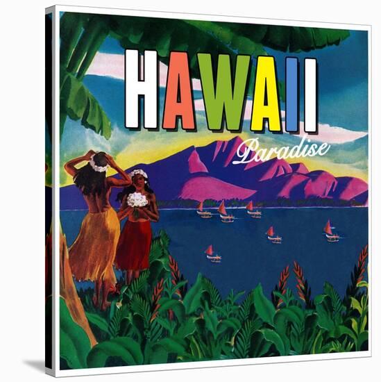 Hawaii Paradise-null-Stretched Canvas