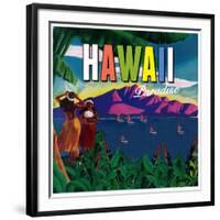 Hawaii Paradise-null-Framed Giclee Print