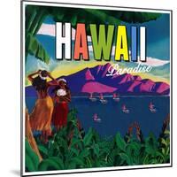 Hawaii Paradise-null-Mounted Giclee Print