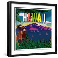 Hawaii Paradise-null-Framed Premium Giclee Print