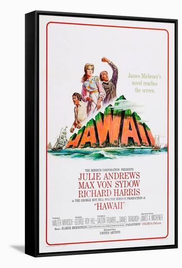 Hawaii, Richard Harris, Julie Andrews, Max Von Sydow, 1966-null-Framed Stretched Canvas