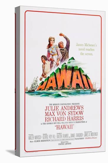 Hawaii, Richard Harris, Julie Andrews, Max Von Sydow, 1966-null-Stretched Canvas