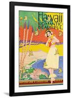 Hawaii, Romantic and Beautiful-Kerne Erickson-Framed Art Print