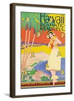 Hawaii, Romantic and Beautiful-Kerne Erickson-Framed Art Print