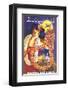 Hawaii, United Air Lines-null-Framed Premium Giclee Print