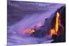 Hawaii Volcanoes National Park - Lava Flow-Lantern Press-Mounted Art Print