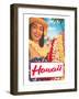 Hawaii, Woman with Frangipani Leis-null-Framed Art Print