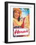 Hawaii, Woman with Frangipani Leis-null-Framed Art Print