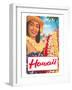 Hawaii, Woman with Frangipani Leis-null-Framed Art Print