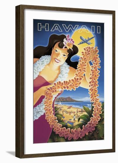 Hawaii-Kerne Erickson-Framed Art Print