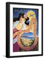 Hawaii-Kerne Erickson-Framed Art Print