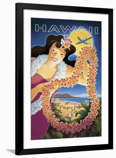 Hawaii-Kerne Erickson-Framed Art Print