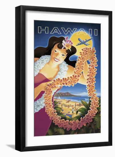 Hawaii-Kerne Erickson-Framed Art Print