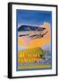 Hawaiian Airlines, 40 Years of Service-C.e. White-Framed Art Print