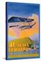 Hawaiian Airlines, 40 Years of Service-C.e. White-Stretched Canvas