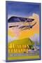 Hawaiian Airlines, 40 Years of Service-C.e. White-Mounted Art Print