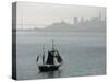 Hawaiian Chieftan, Tallship Saling on the San Francisco Bay, c.2007-Eric Risberg-Stretched Canvas