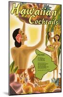 Hawaiian Cocktails-null-Mounted Poster