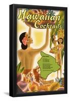 Hawaiian Cocktails-null-Framed Poster