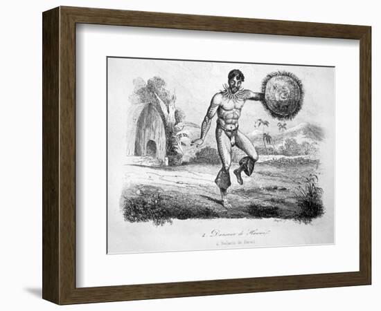 Hawaiian Dancer, C1770-1793-John Webber-Framed Giclee Print