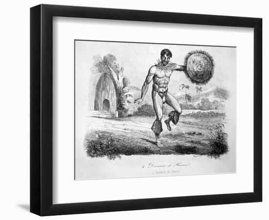 Hawaiian Dancer, C1770-1793-John Webber-Framed Giclee Print