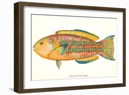 Hawaiian Fish, Awela-null-Framed Art Print