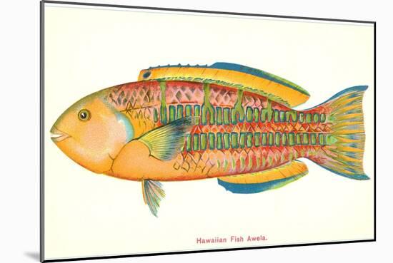 Hawaiian Fish, Awela-null-Mounted Art Print