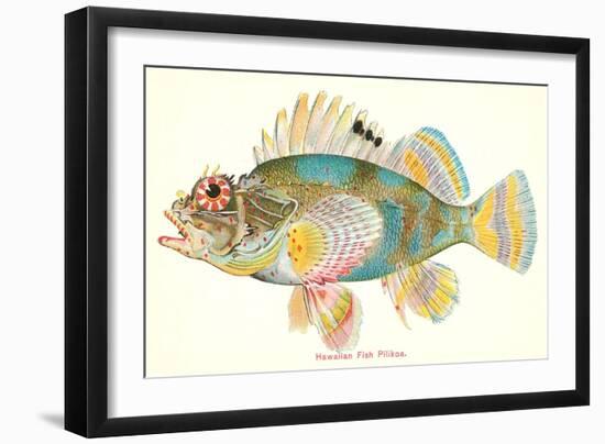 Hawaiian Fish, Pilikoa-null-Framed Art Print