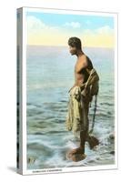 Hawaiian Fisherman-null-Stretched Canvas